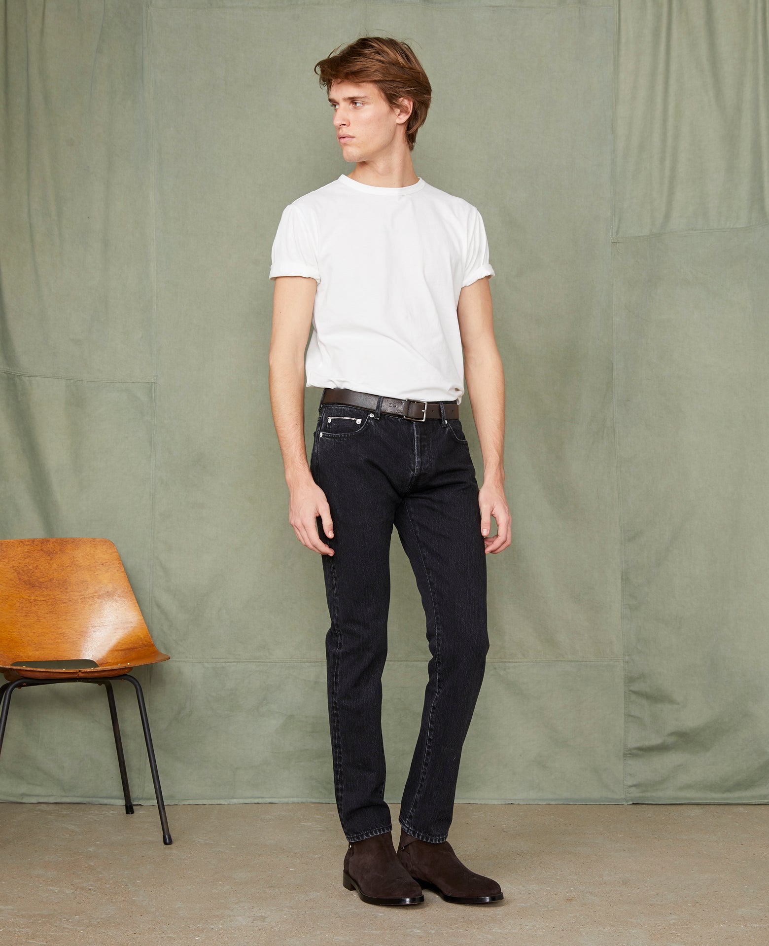 Slim fit denim japanese selvedge denim – Officine Générale