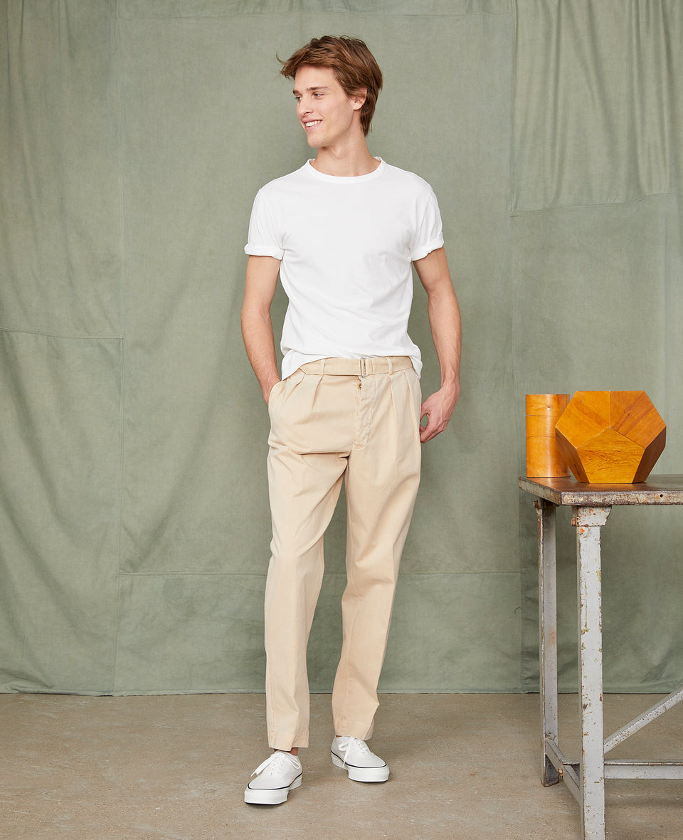 Pleated chino - Image 1