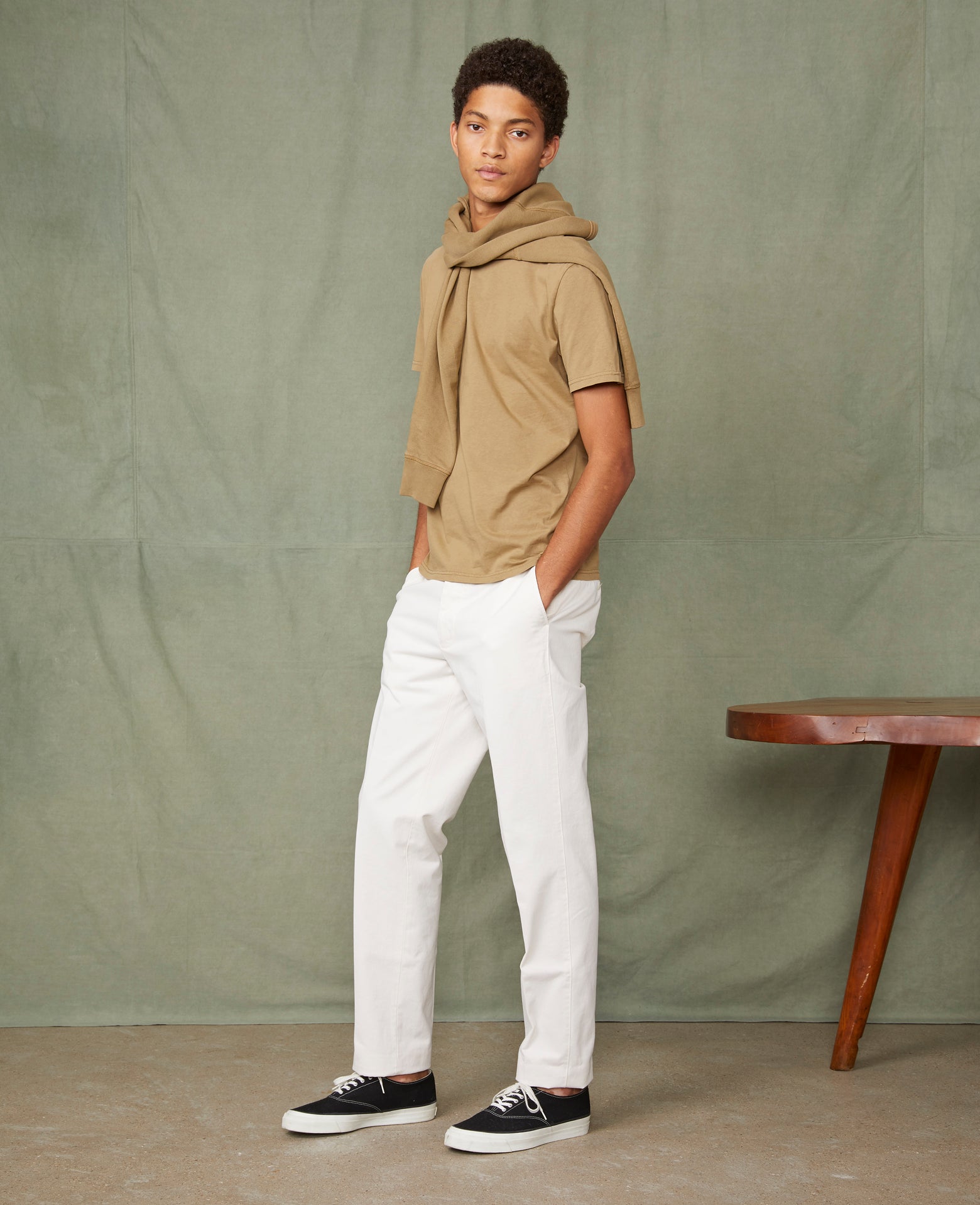 Plain front chino - Image 1