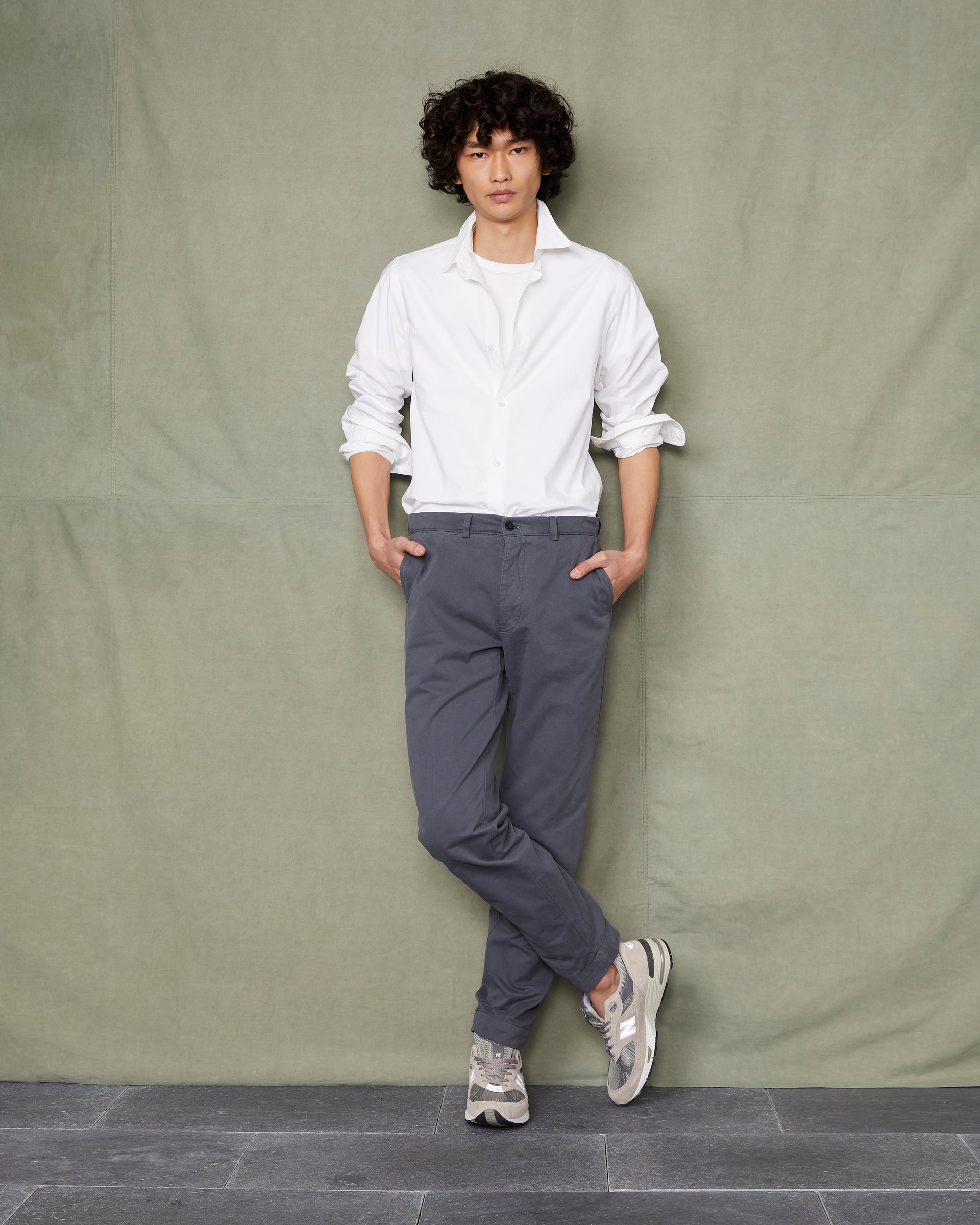 Plain front chino - Image 1
