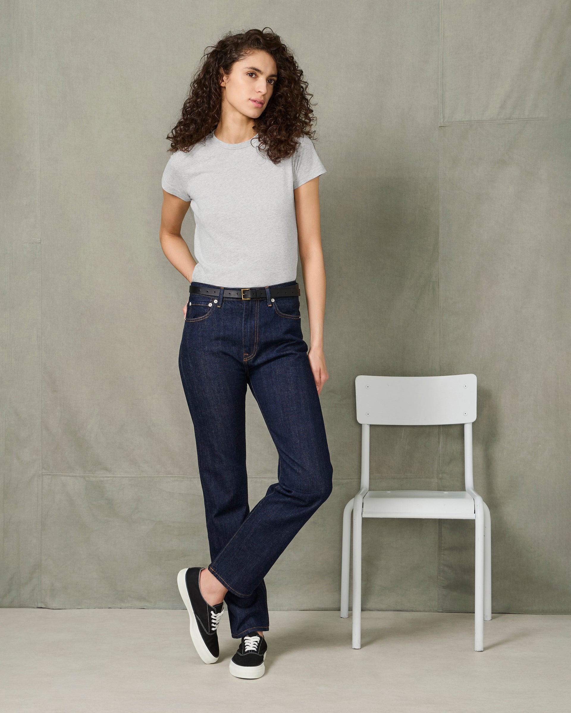 Straight fit denim - Image 1