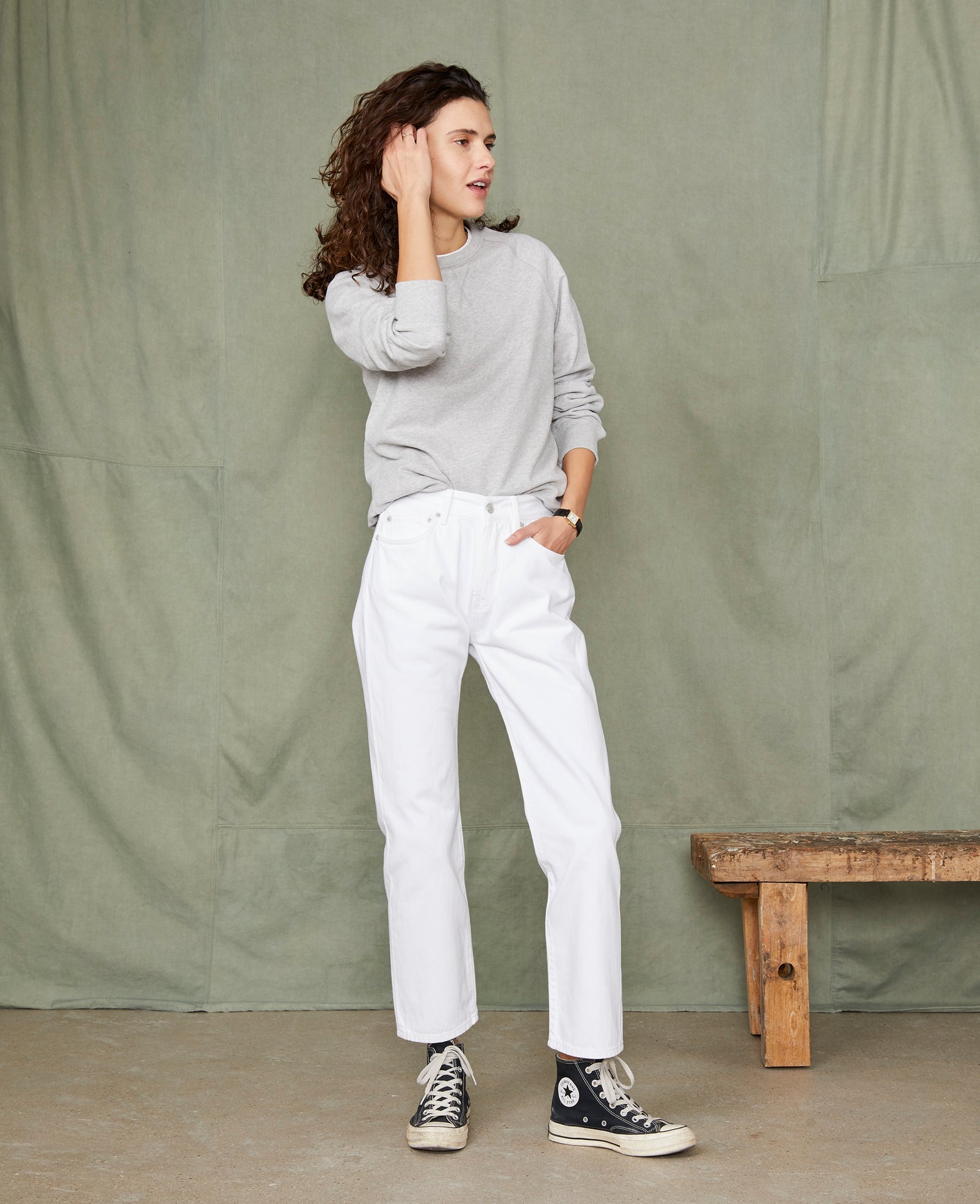 Crew neck sweatshirt - Image 2