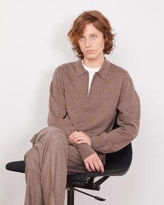 Bene zip polo merinos wool 1 - Miniature 1