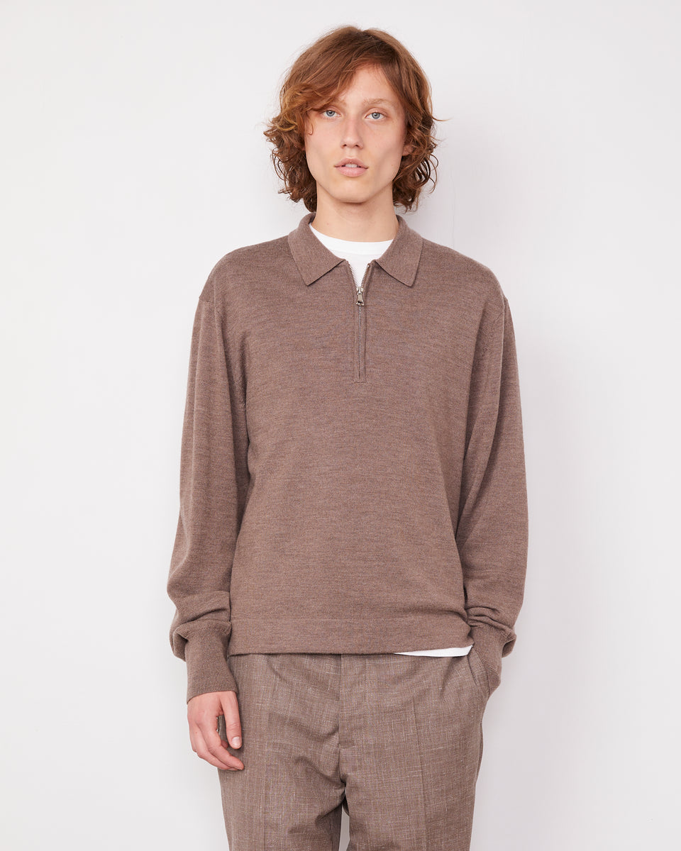 Bene zip polo merinos wool 2 - Image 2