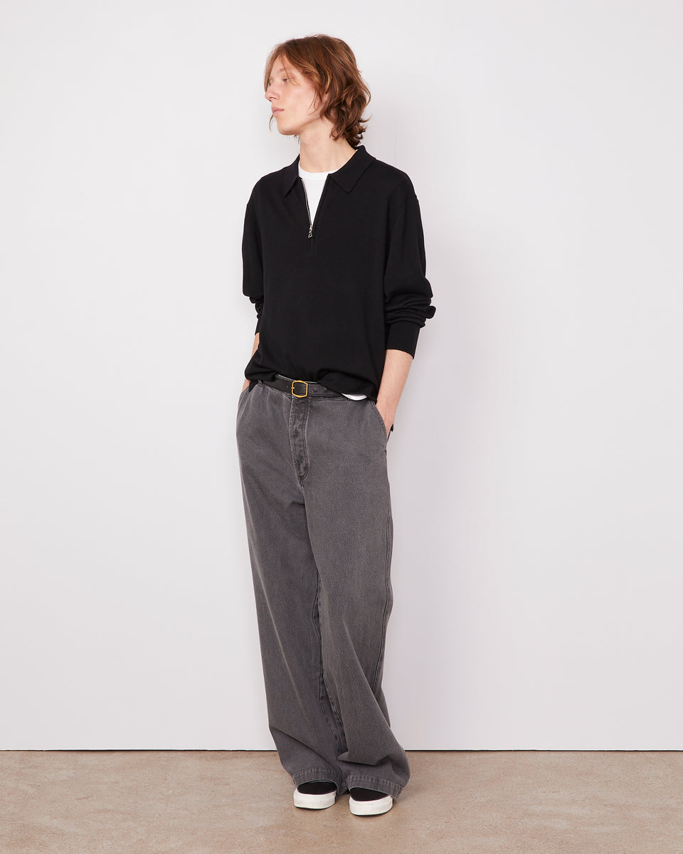 Bene zip polo merinos wool 1 - Image 1