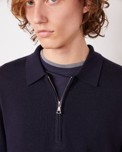 Bene zip polo merinos wool 4 - Miniature 4