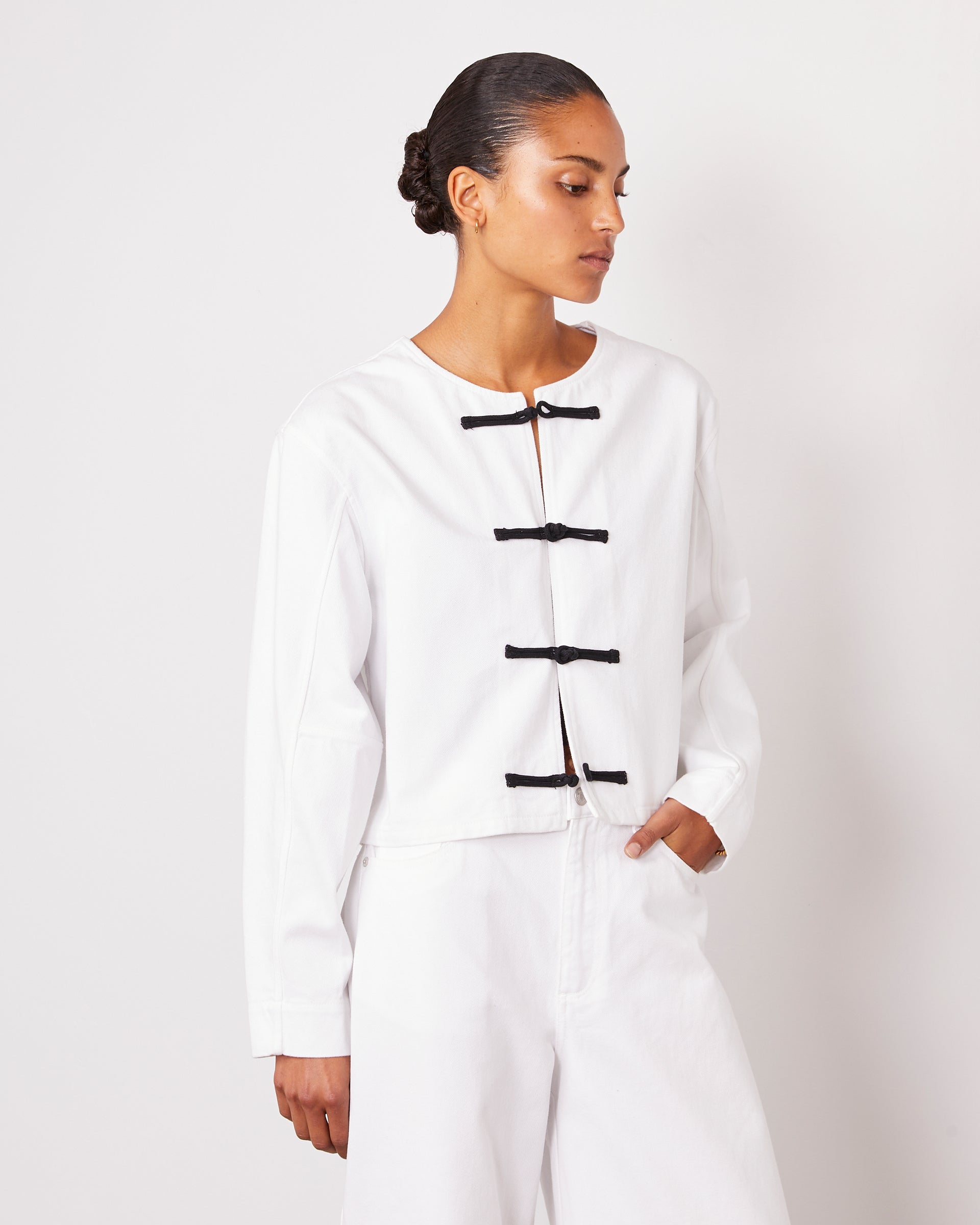 Joelle jkt white co denim 2 - Image 2