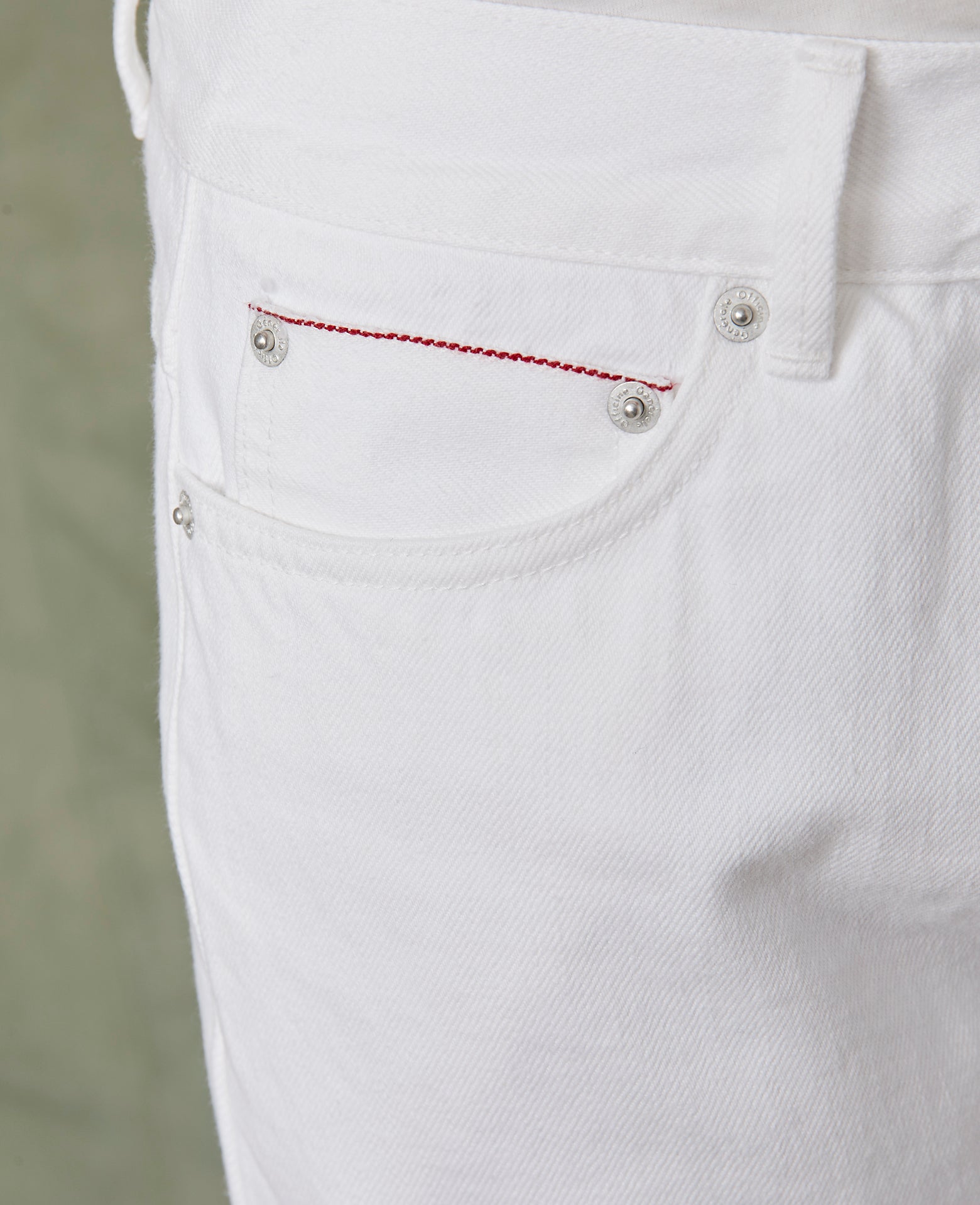 Officine Generale Selvedge Denim Button-Fly Slim-Skinny Jeans Designer outlet Classic