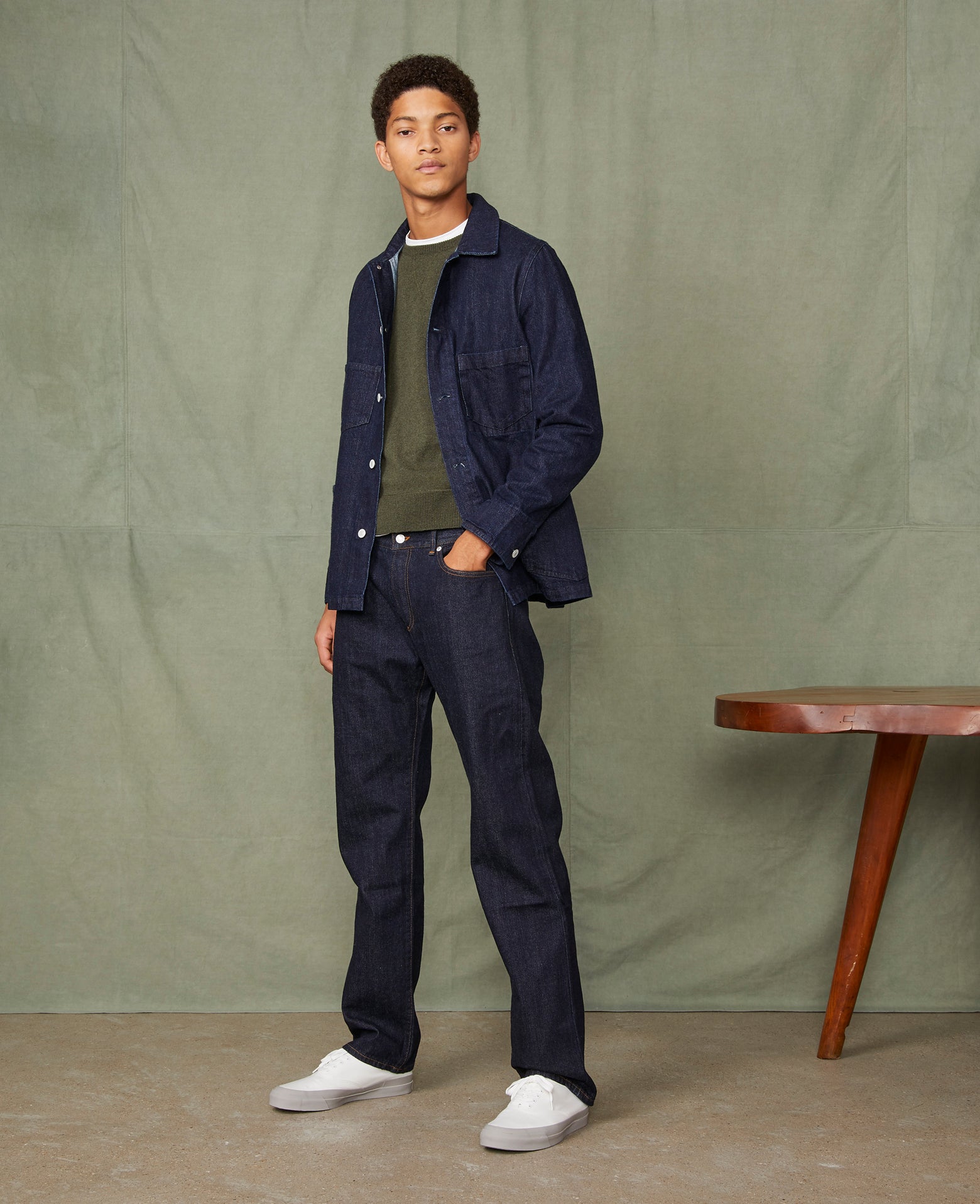 Regular fit denim