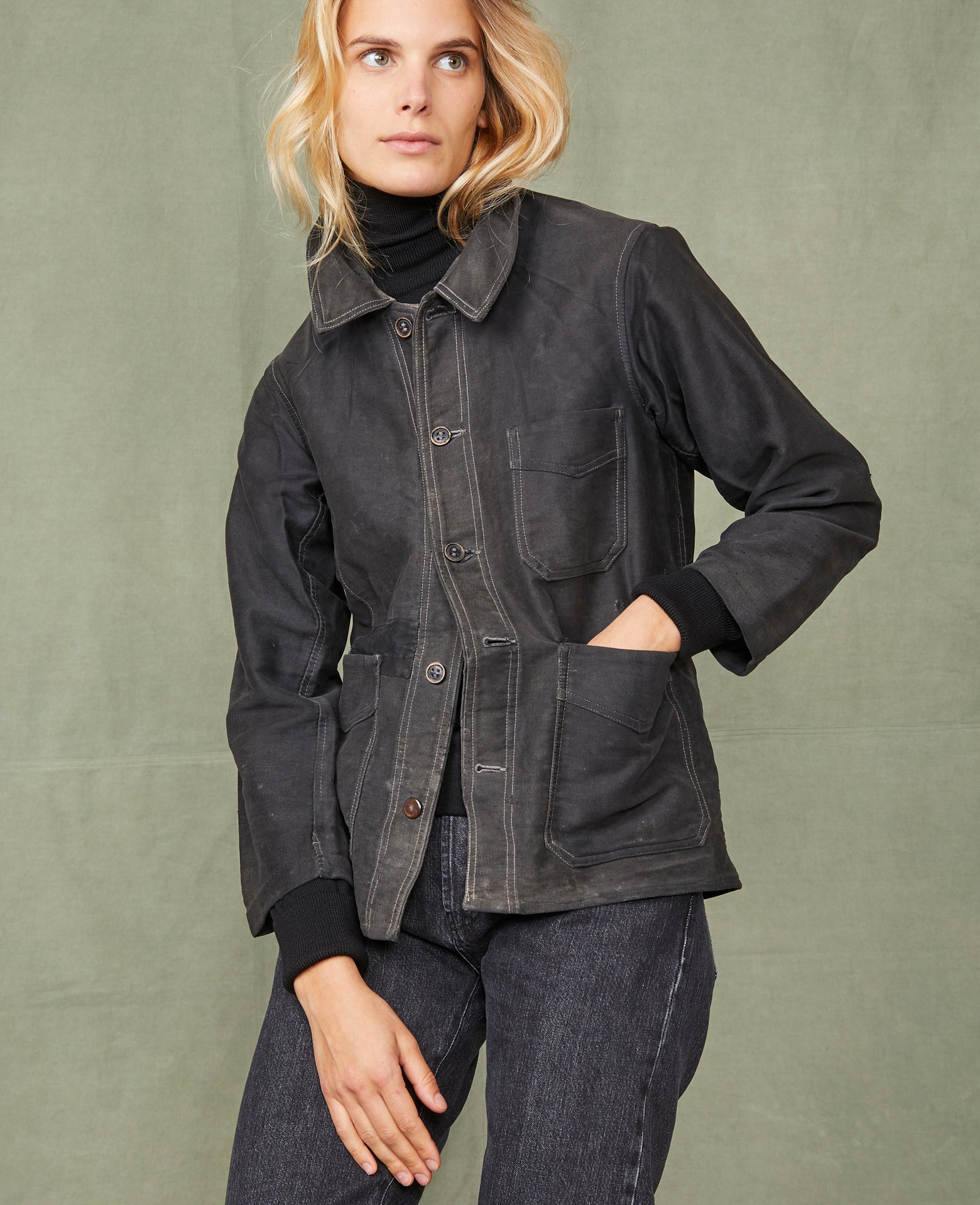 【OFFICINE GENERALE】joyce fringed suede コート Officine Generale Joyce Frince Suede Coat | Garmentory