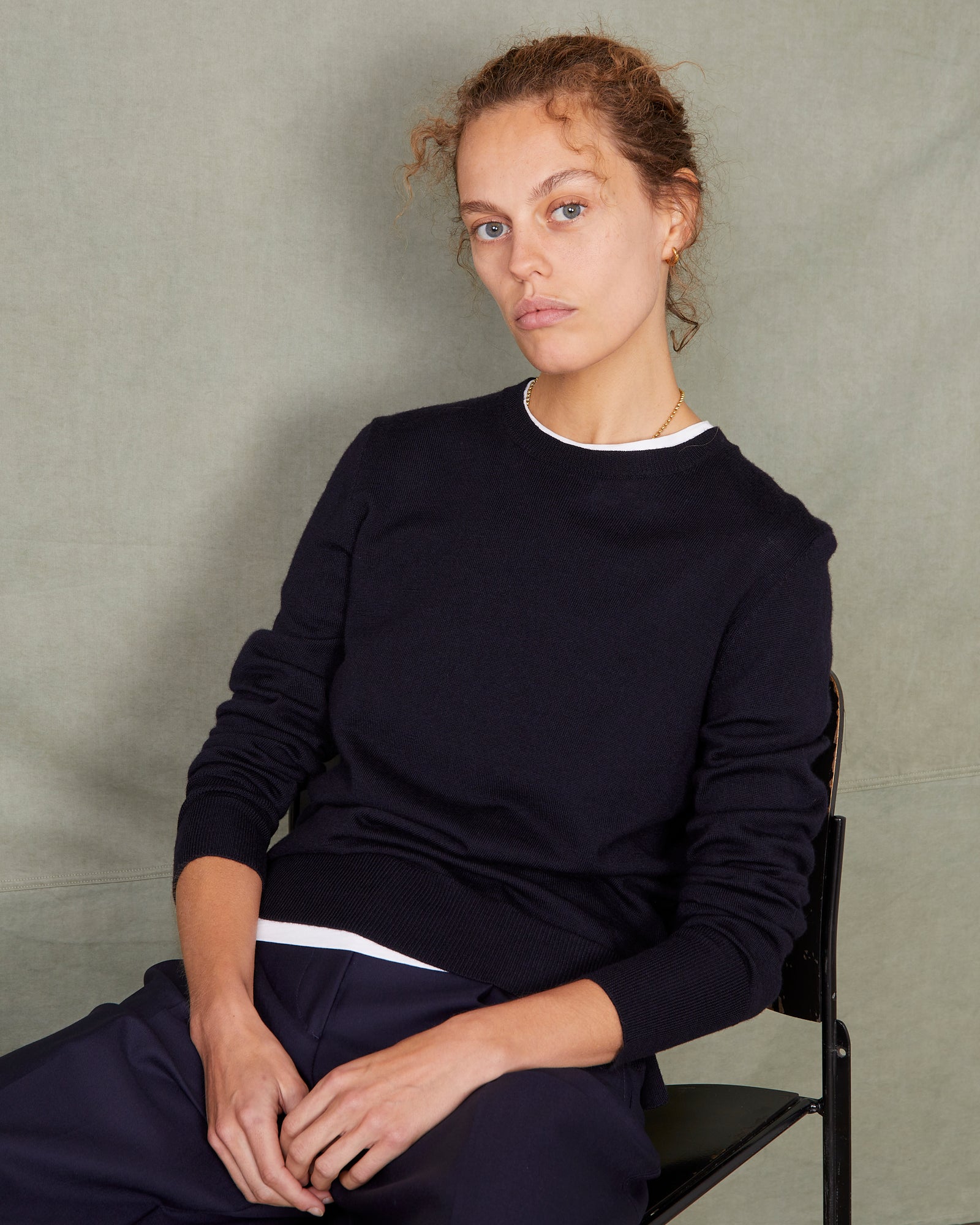 Nine crew neck
