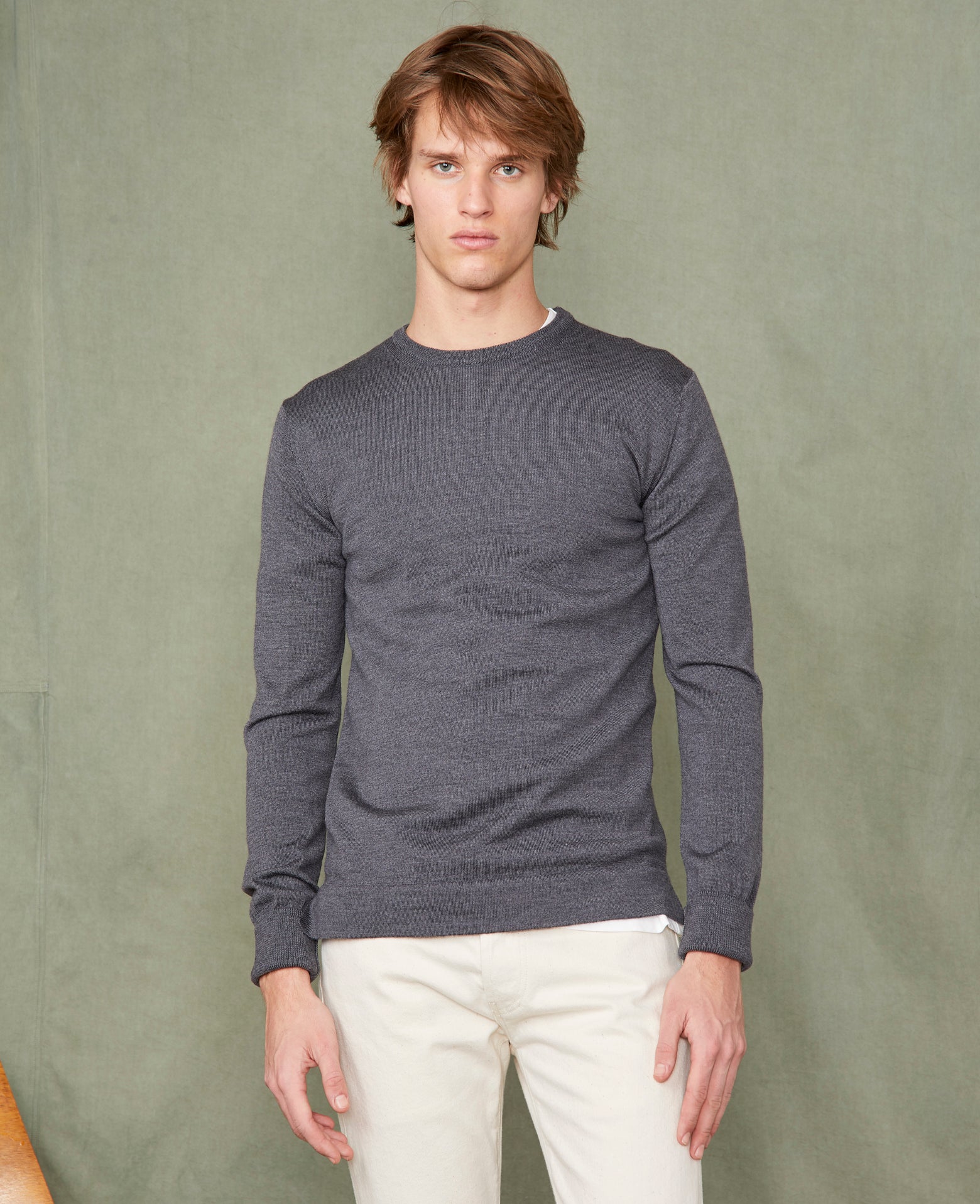 ENNOY MERINO WOOL SWEATER GRAY　エンノイ ennoy エンノイ MERINO WOOL SWEATER｜Yahoo!フリマ（旧PayPayフリマ）