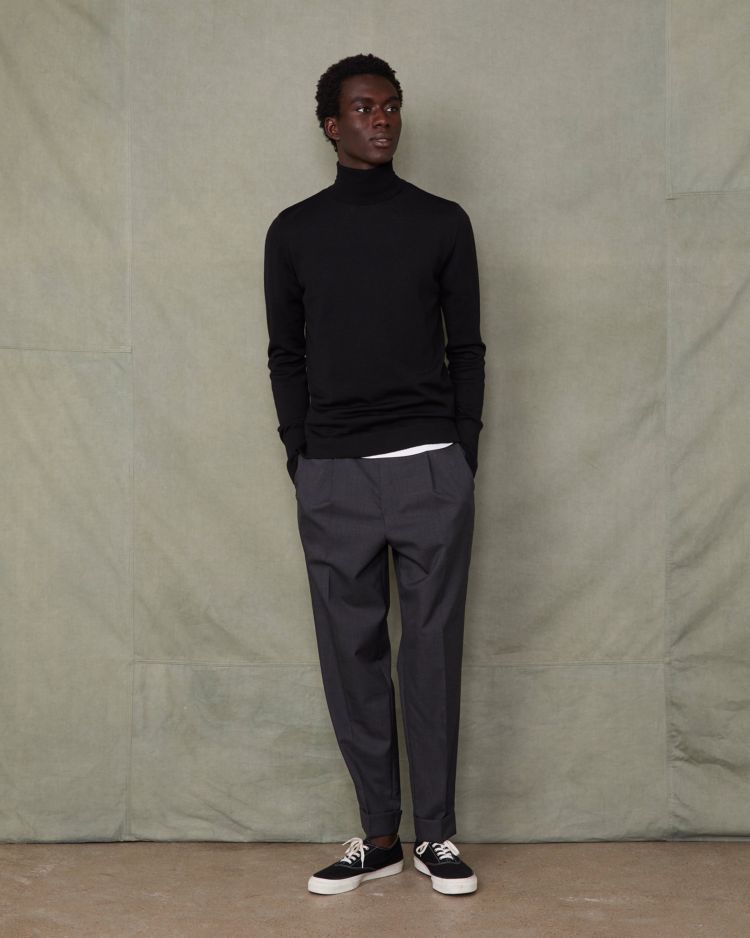 BRIEFING WS WOOL TURTLE NECK ウール タートルネック BRIEFING - NECK