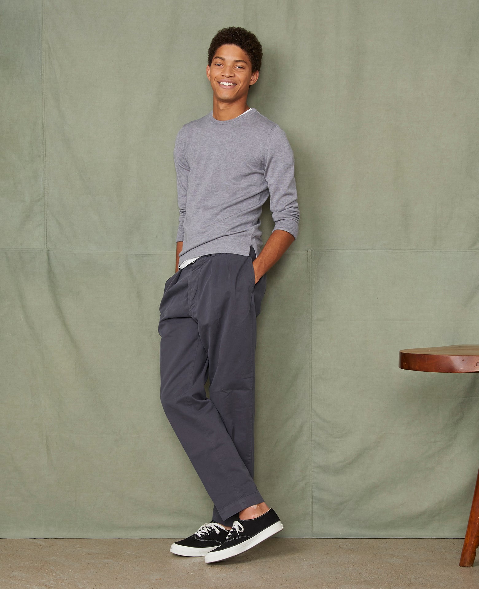 Crew neck sweater