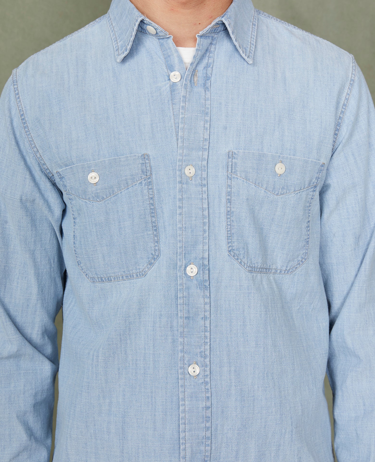 トップス DENIM DUNGAREE/Sheeting Remake Shirt 02 DENIM DUNGAREE/Sheeting Remake Shirt 02