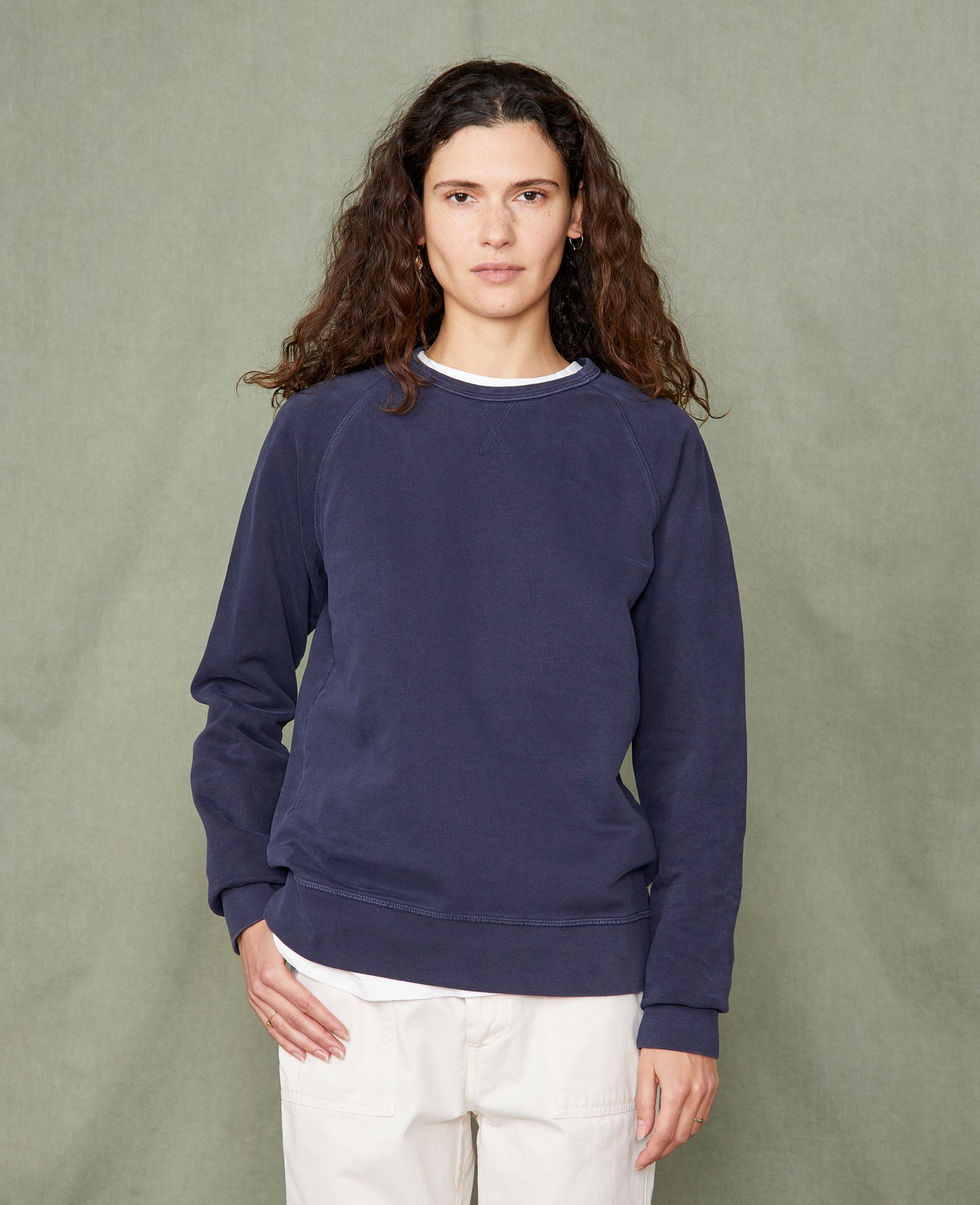 Crew neck sweatshirt