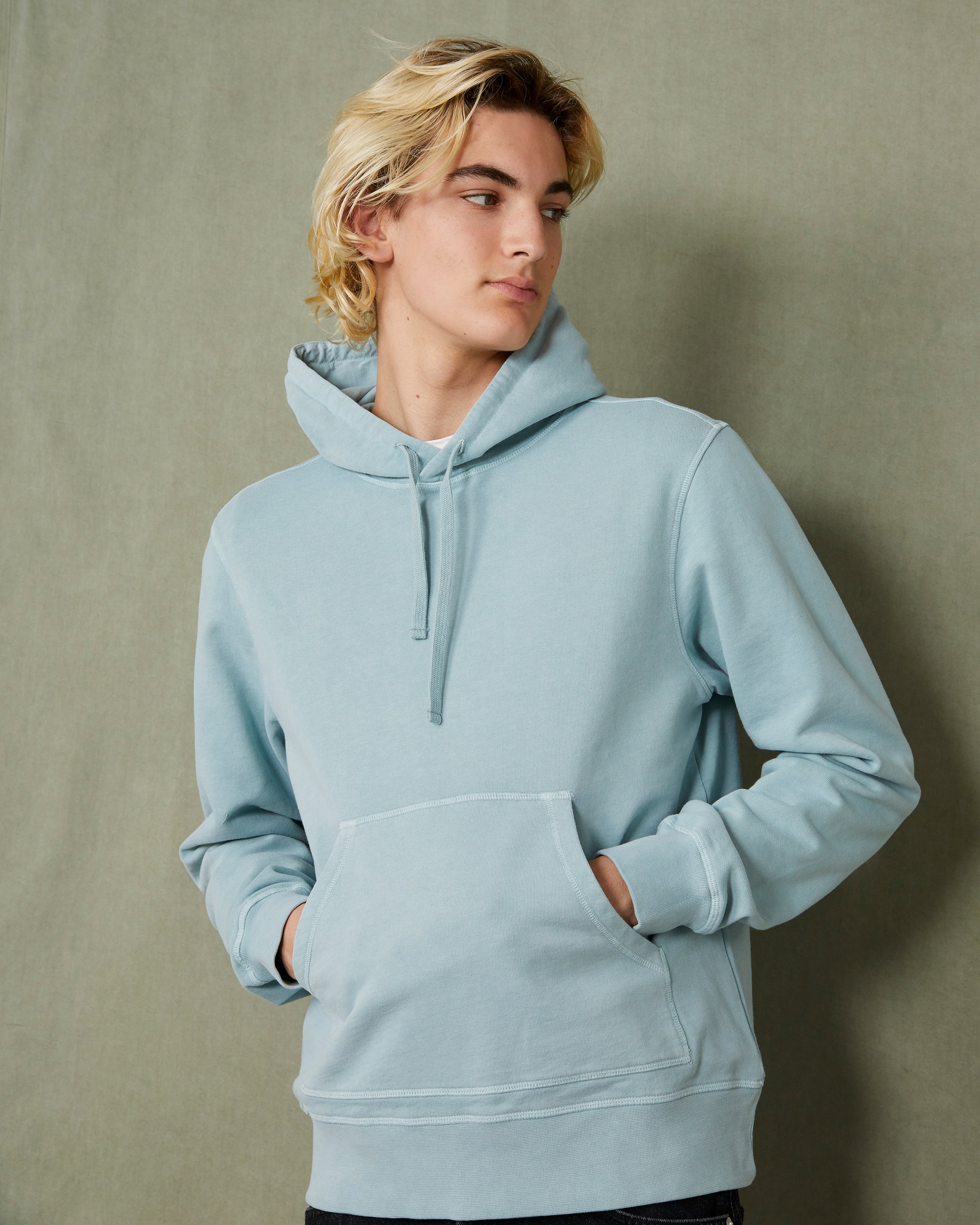 Light blue hoodie online sweatshirt