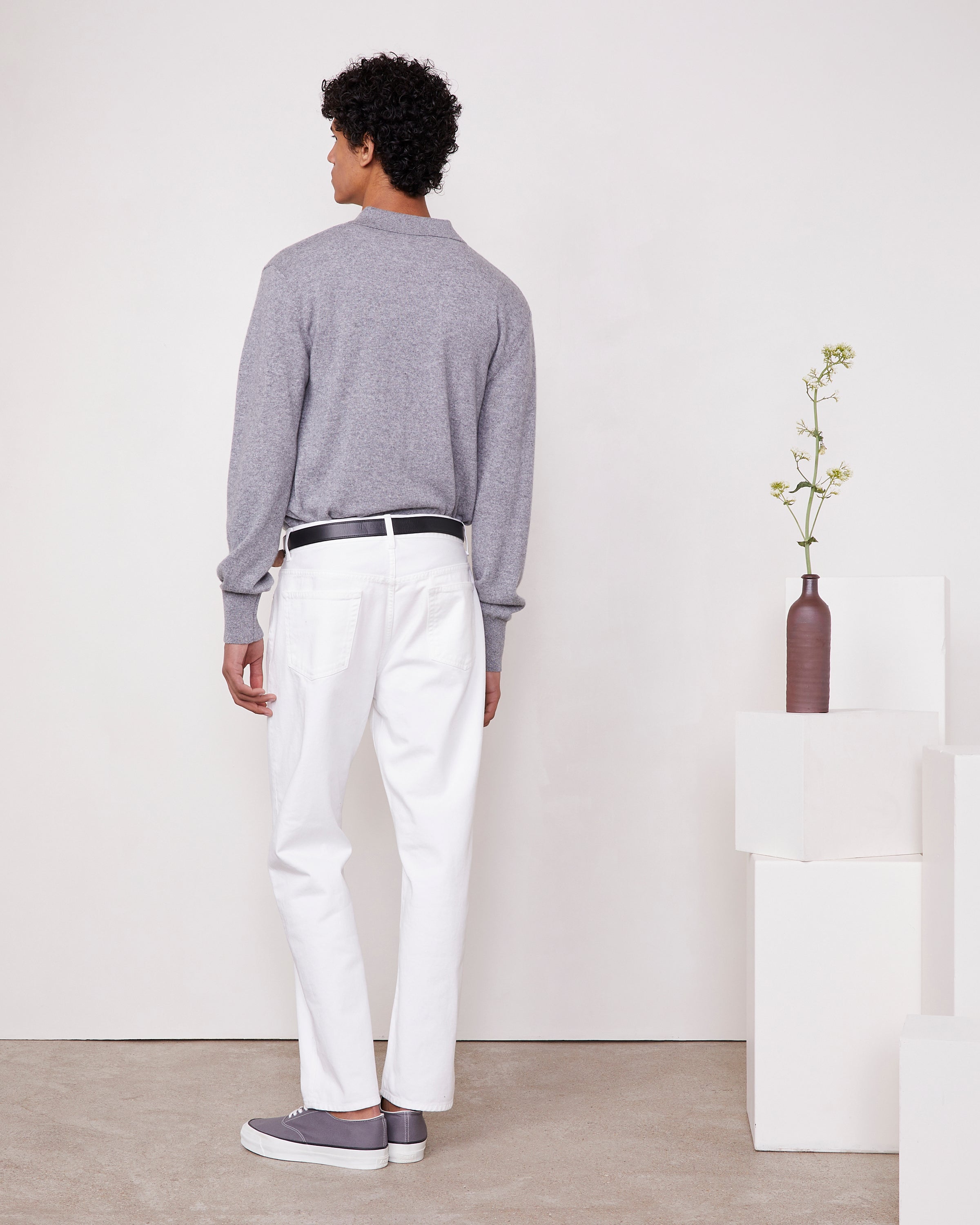 初期 Officine Generale デニム シャンブレー スラックス