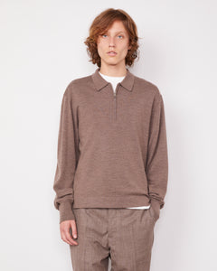 Bene zip polo merinos wool 2 - Miniature 2