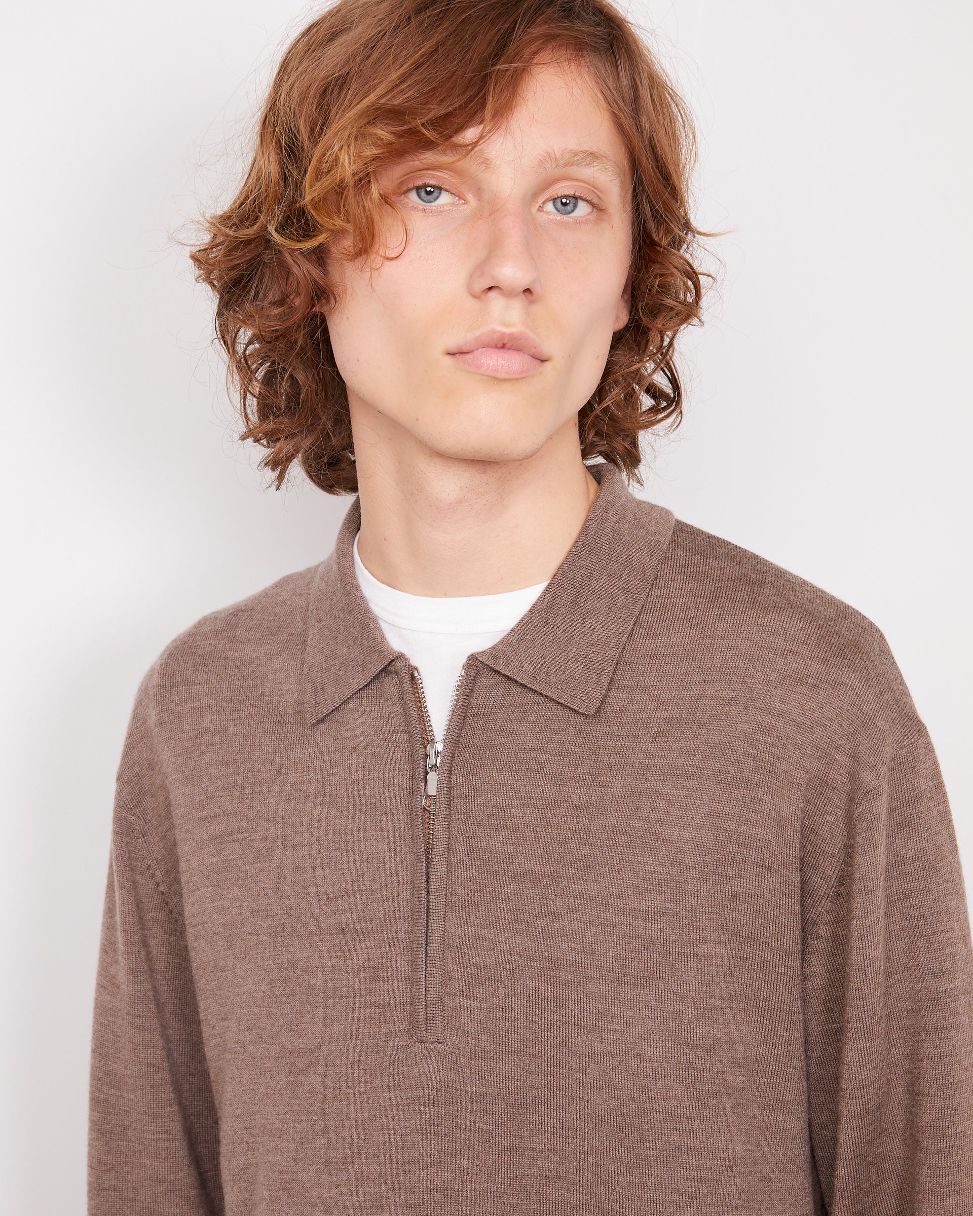 Bene zip polo merinos wool 4 - Image 4