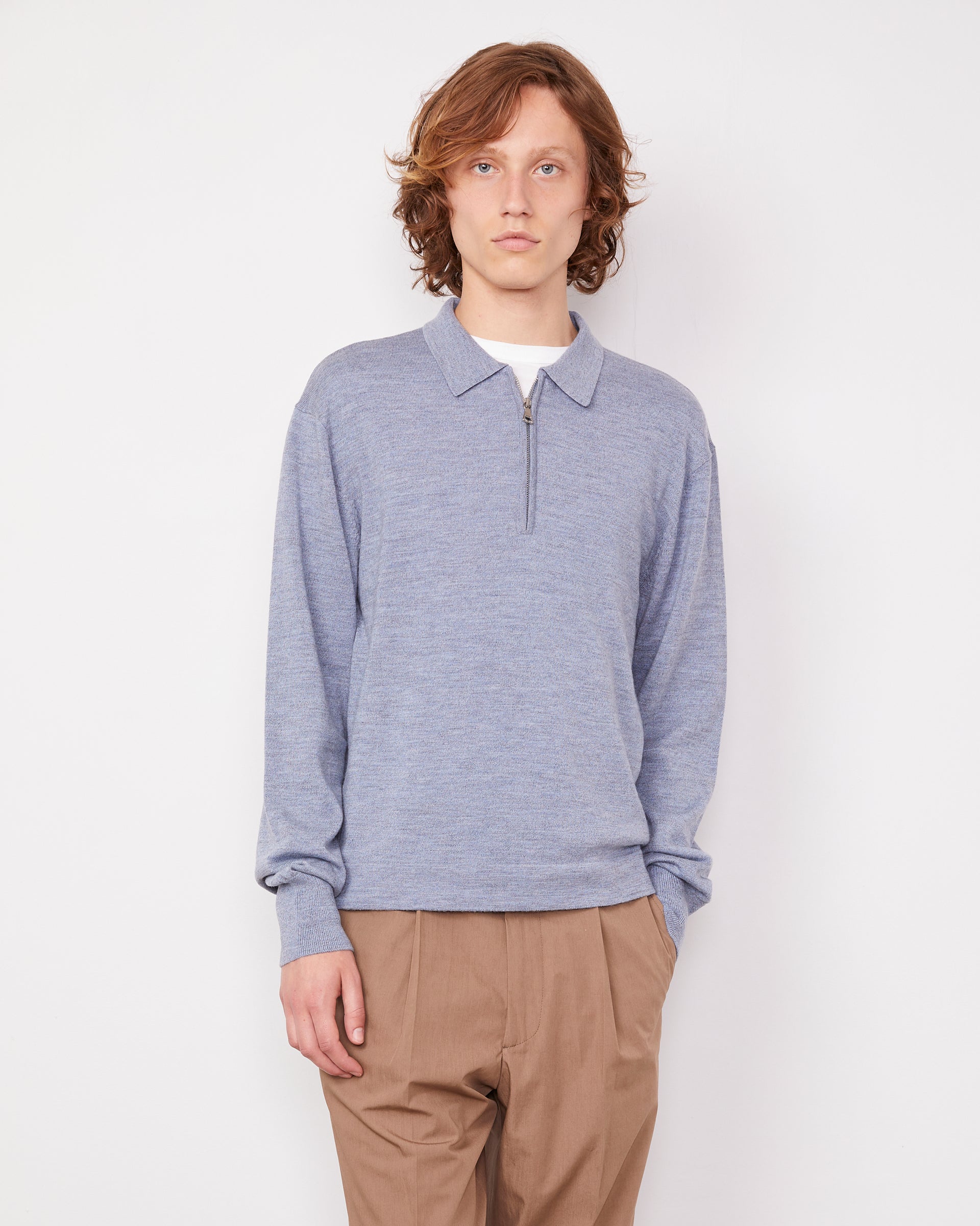 Bene zip polo merinos wool 2 - Image 2