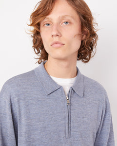 Bene zip polo merinos wool 4 - Miniature 4
