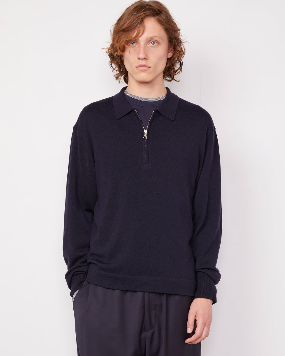 Bene zip polo merinos wool 2 - Image 2