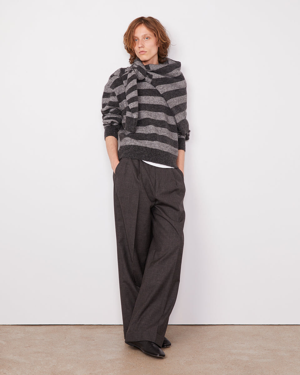 Randy stripe alpaga wool 1 - Image 1