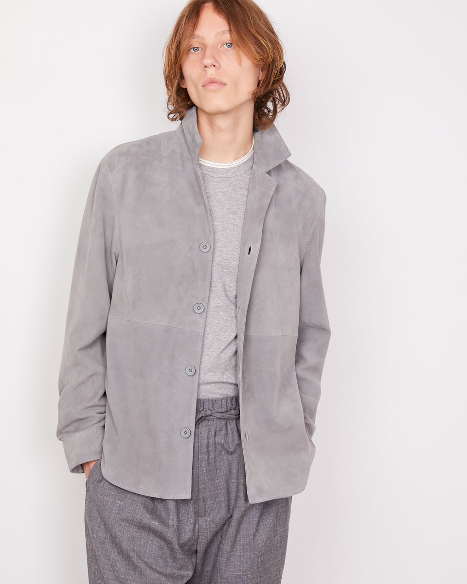 Julien overshirt goat suede 5 - Image 5
