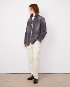 Bram jkt washed cotton denim 1 - Miniature 1