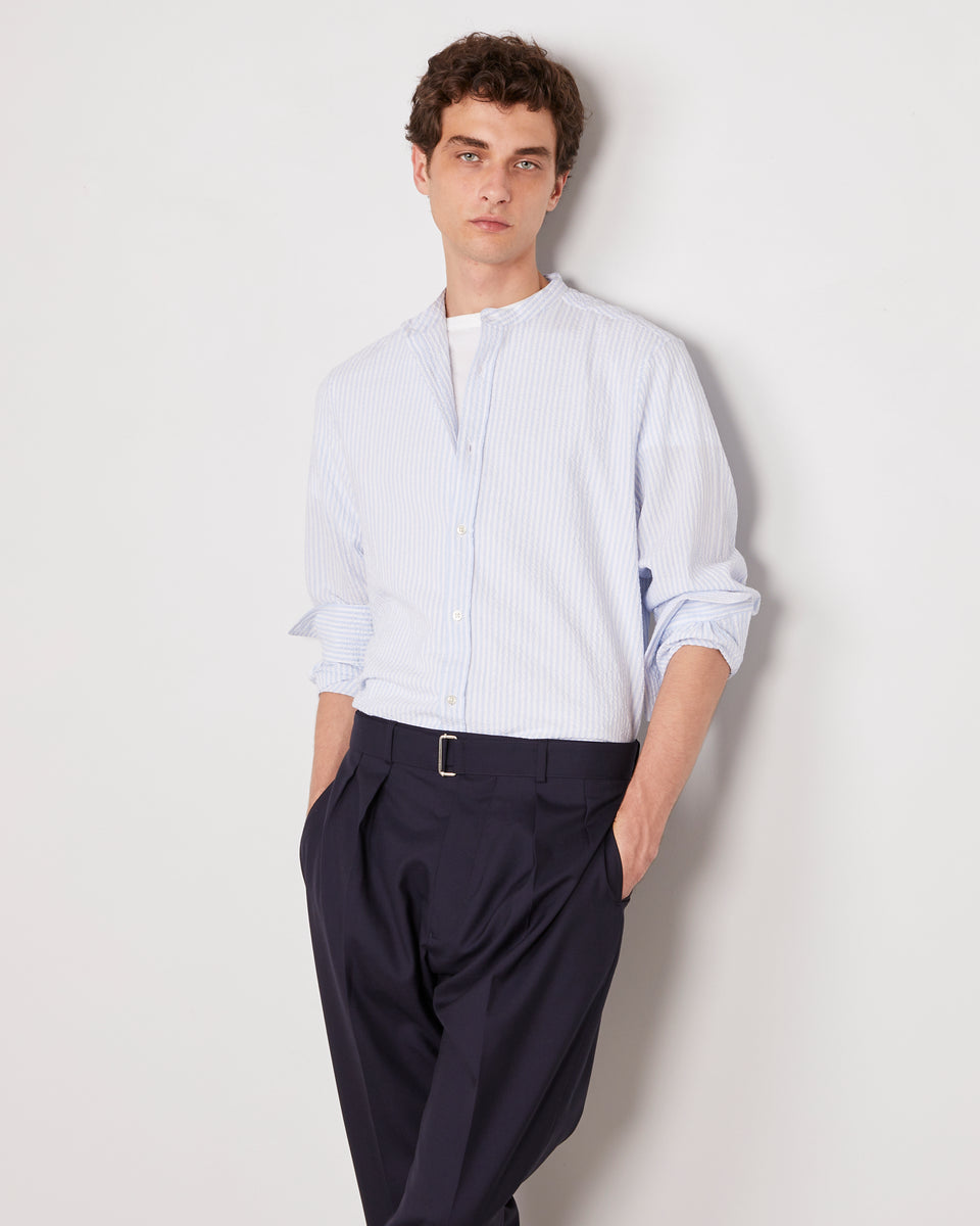 Gaston striped co seersucker - Image 1