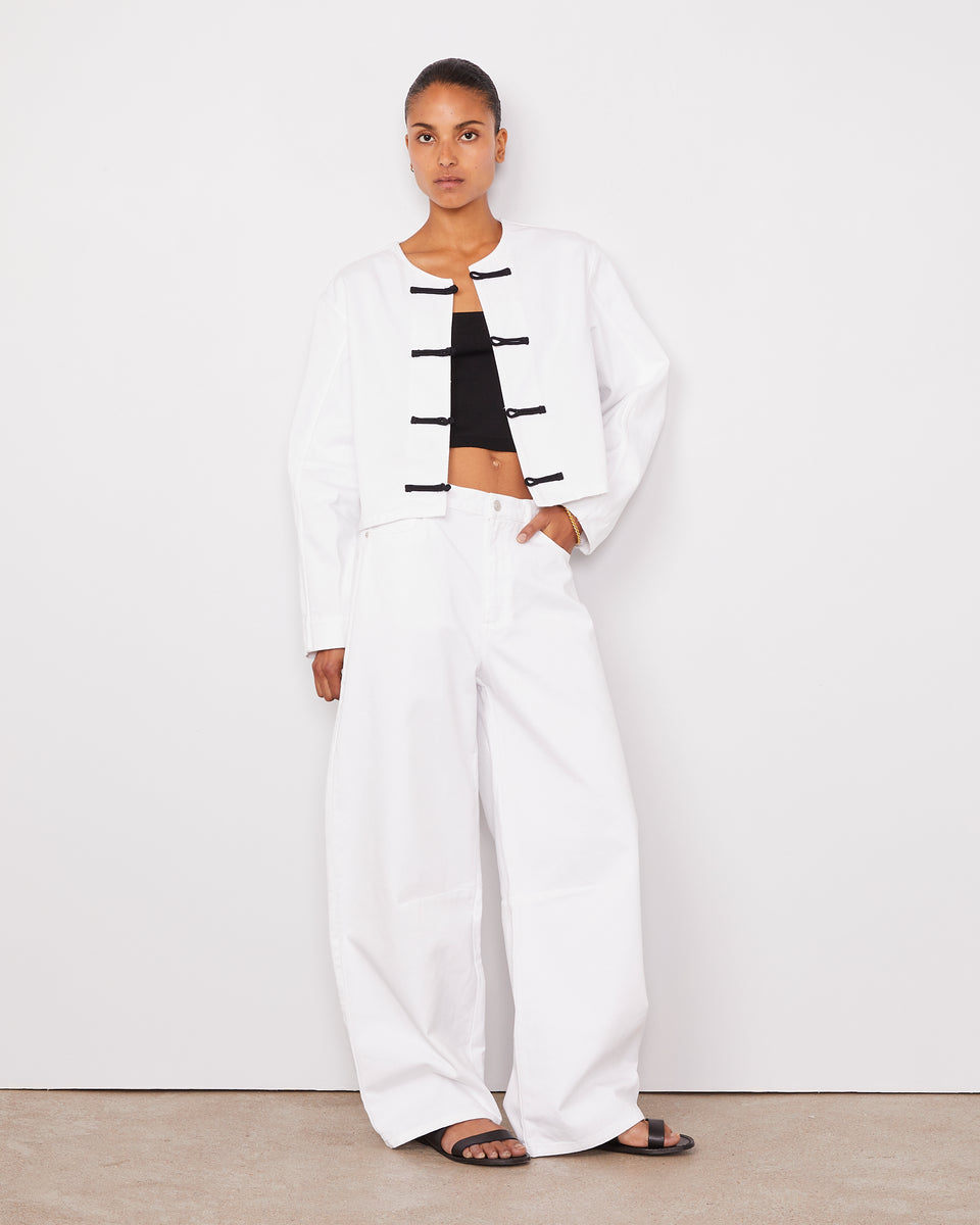 Joelle jkt white co denim 1 - Image 1