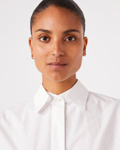 Yari white cotton poplin 4 - Miniature 4