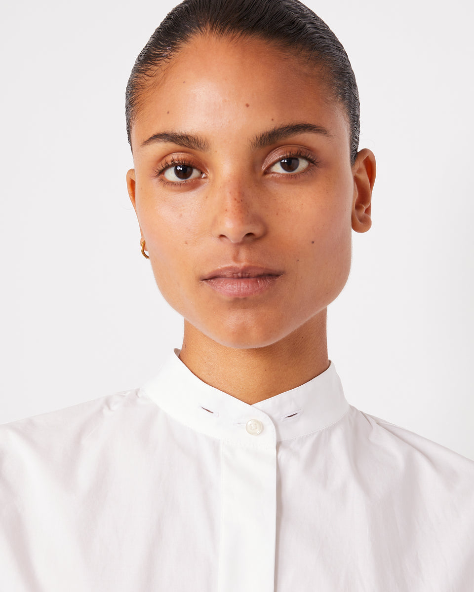 Yari white cotton poplin 5 - Image 5