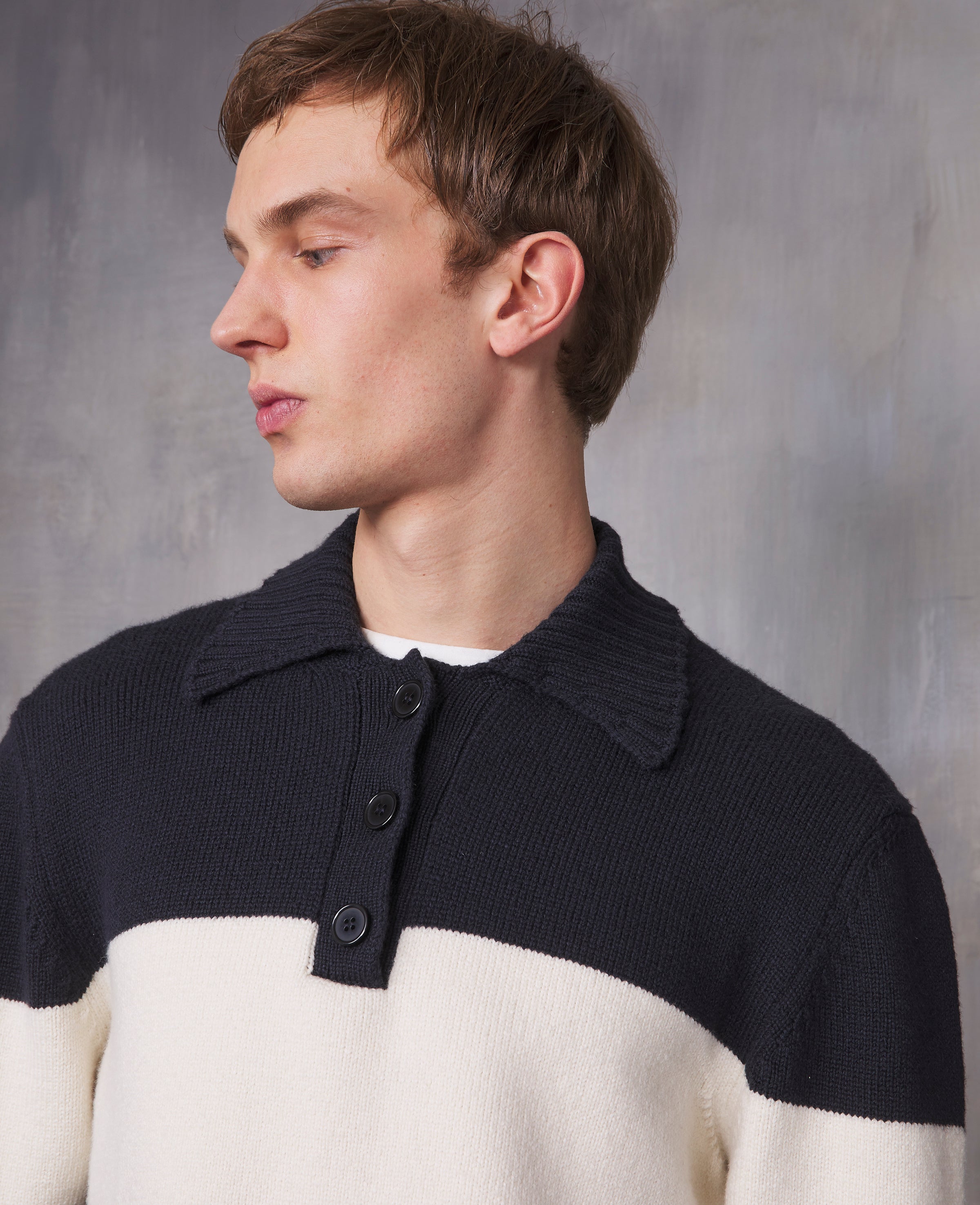 Marley polo italian merino wool cotton – Officine Générale