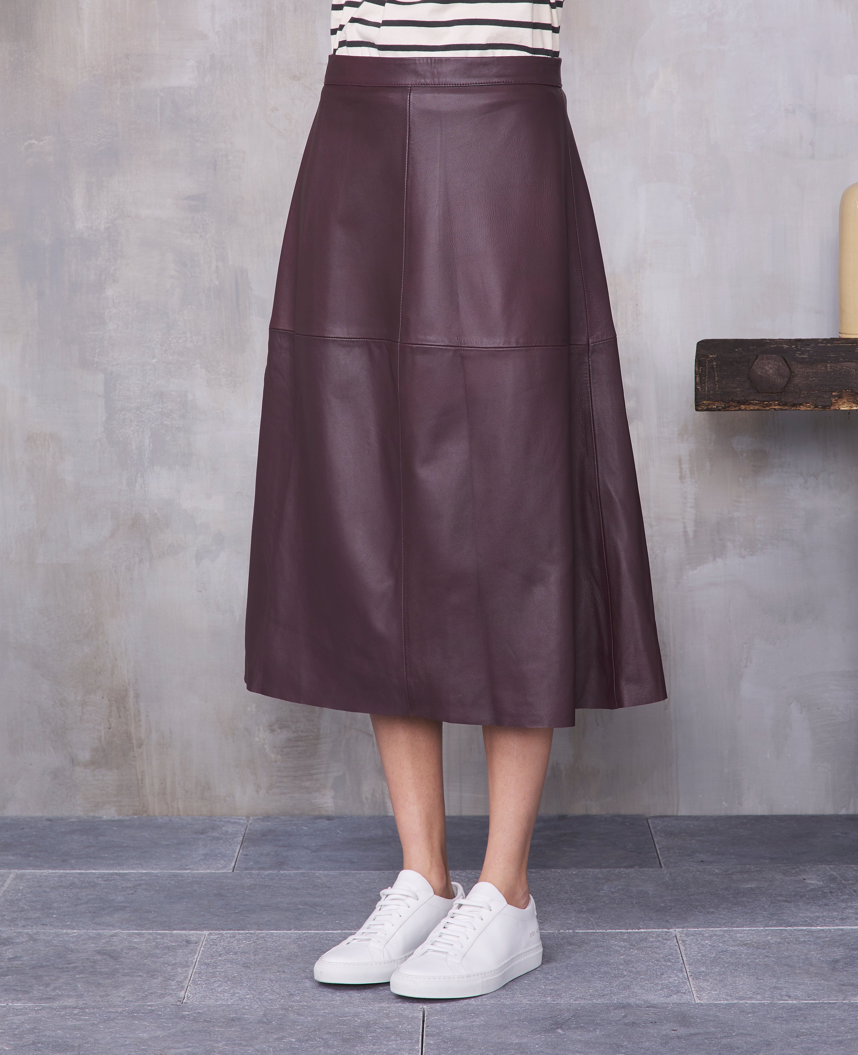 Ottavia skirt sheep leather – Officine Générale