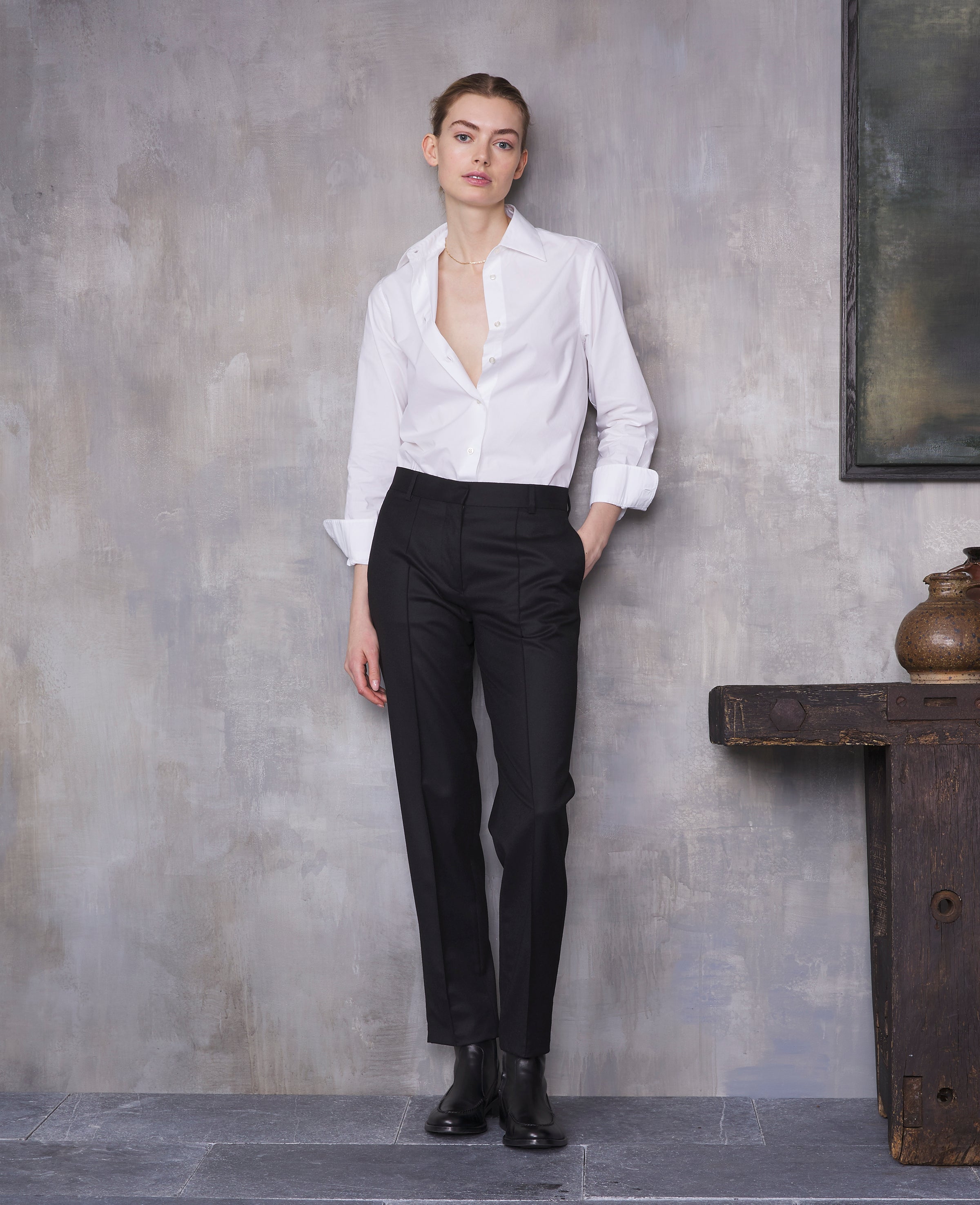 Look Pull Thea motifs noir et blanc W23 Officine G n rale