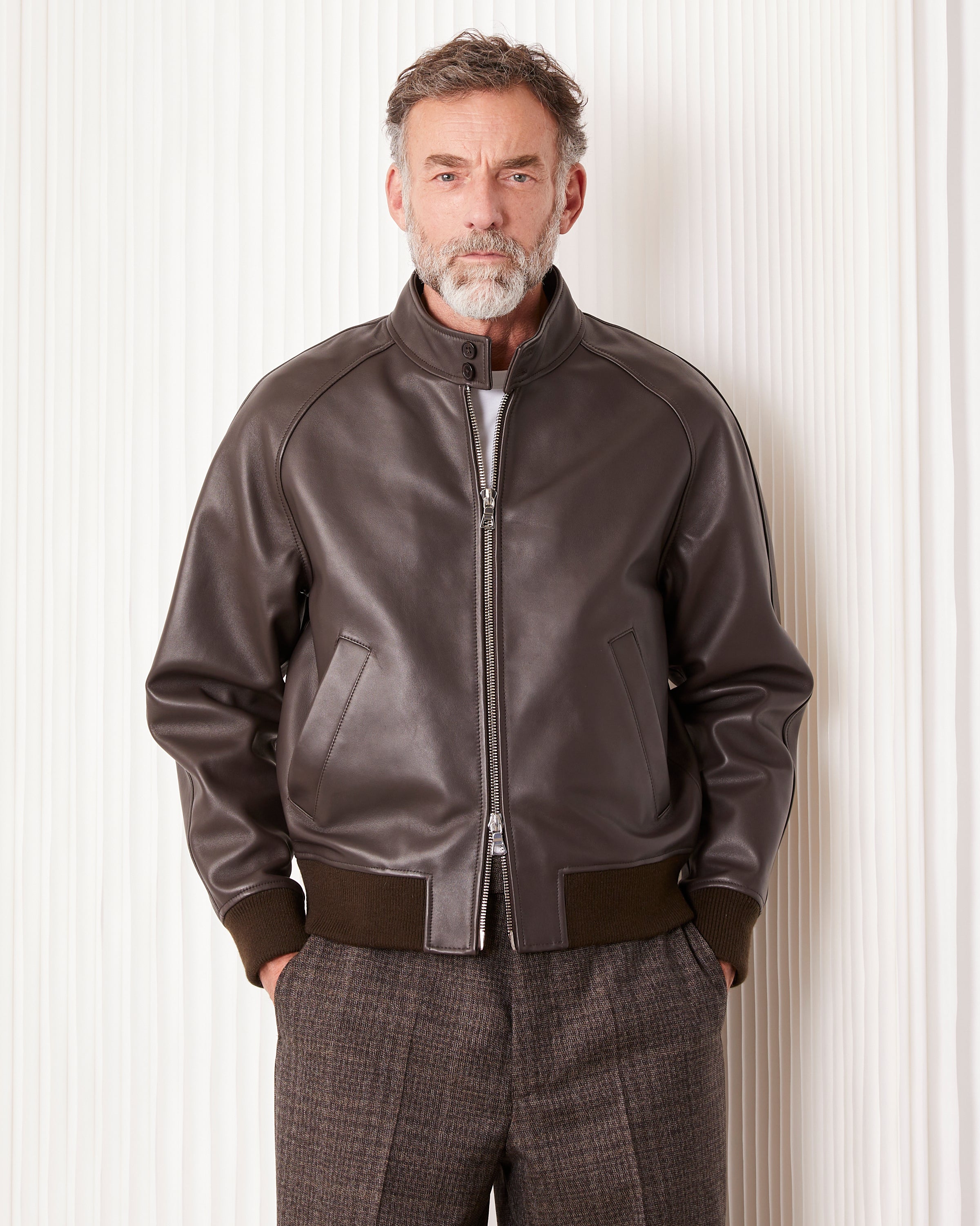 Officine Generaleレザージャケット Blousons cuir Homme Haut De Gamme – Officine Générale