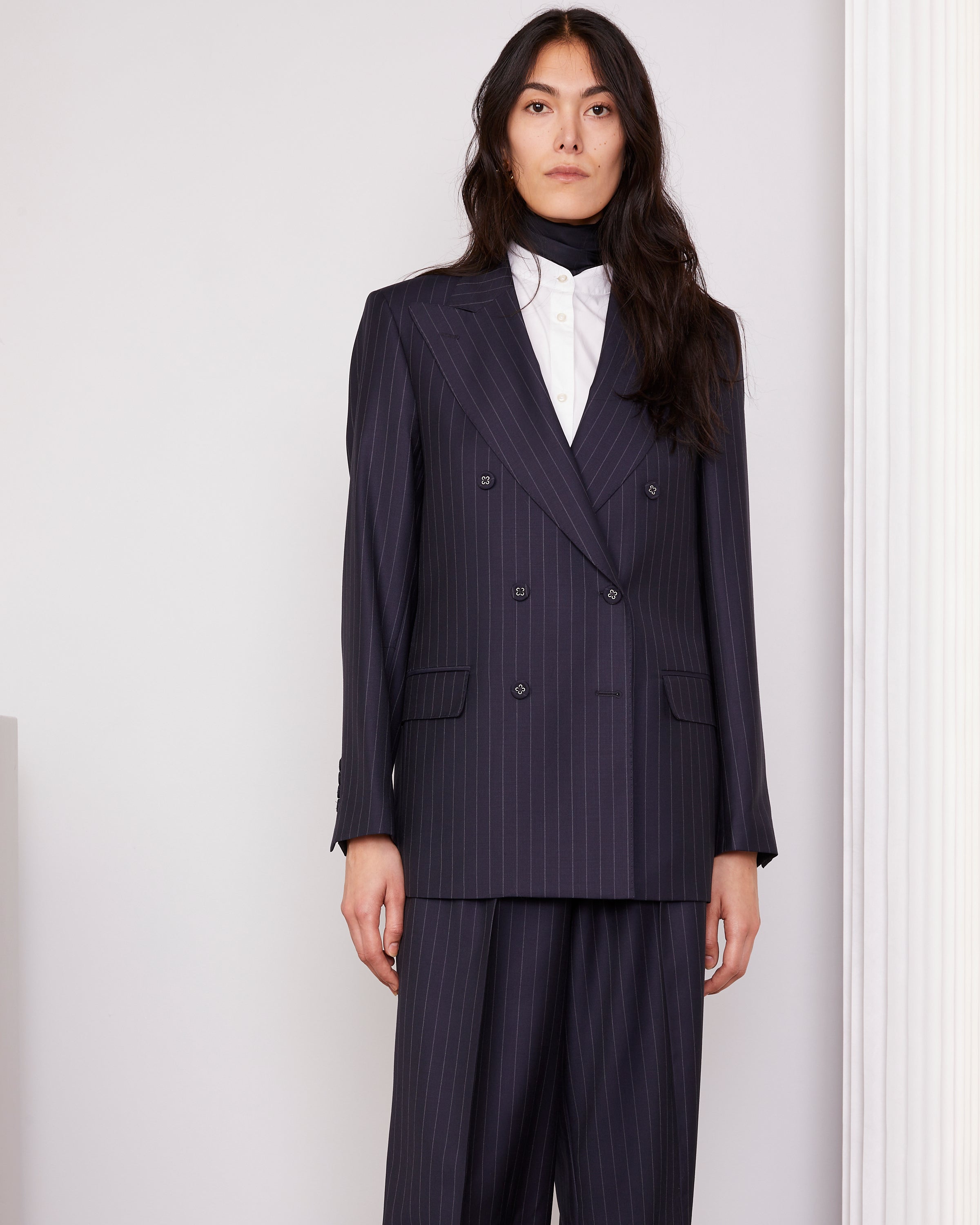 コート Officine Generale Tailored Waistcoat With Wide 3/4 Sleeves Officine Generale Tailored Waistcoat With Wide 3/4 Sleeves